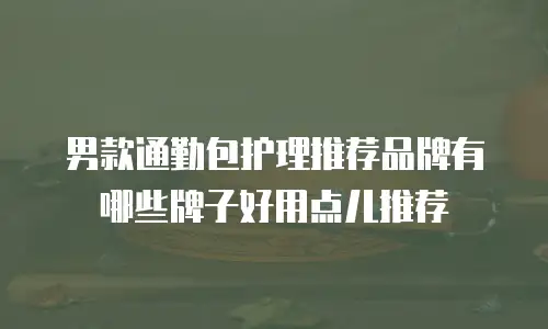 男款通勤包护理推荐品牌有哪些牌子好用点儿推荐