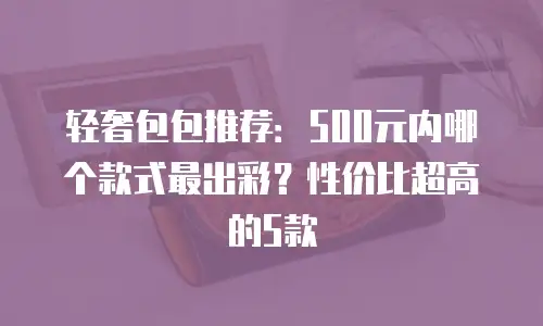 轻奢包包推荐：500元内哪个款式最出彩？性价比超高的5款