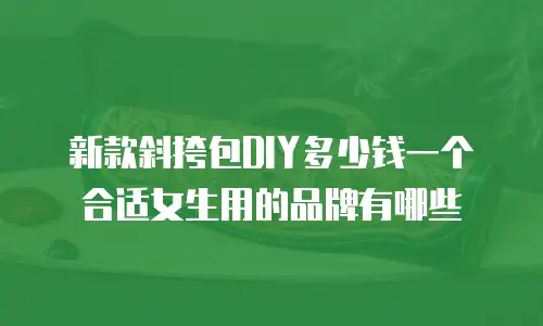 新款斜挎包DIY多少钱一个合适女生用的品牌有哪些
