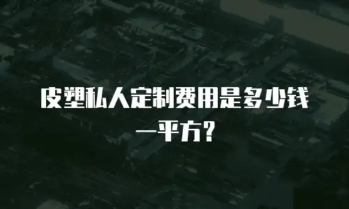 皮塑私人定制费用是多少钱一平方？