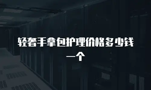 轻奢手拿包护理价格多少钱一个