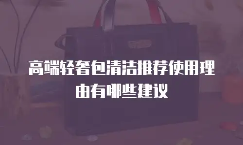 高端轻奢包清洁推荐使用理由有哪些建议