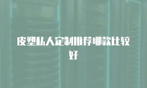 皮塑私人定制推荐哪款比较好