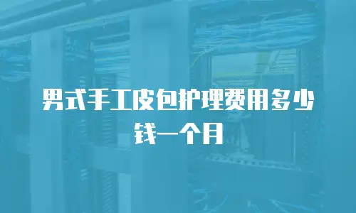 男式手工皮包护理费用多少钱一个月