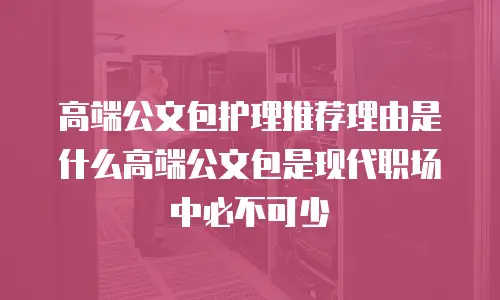 高端公文包护理推荐理由是什么高端公文包是现代职场中必不可少