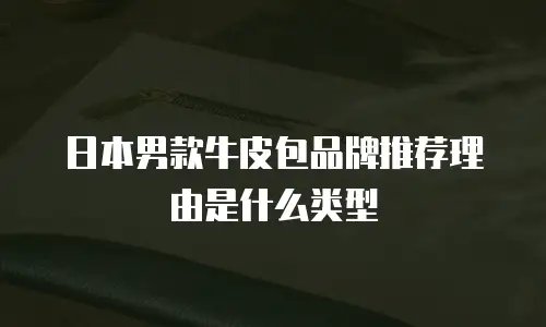 日本男款牛皮包品牌推荐理由是什么类型