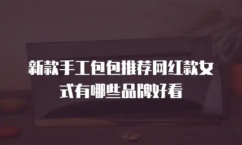 新款手工包包推荐网红款女式有哪些品牌好看