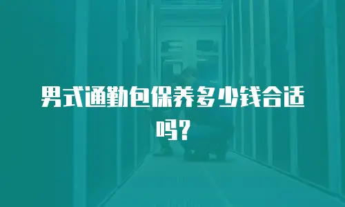 男式通勤包保养多少钱合适吗？
