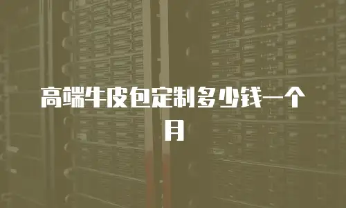 高端牛皮包定制多少钱一个月