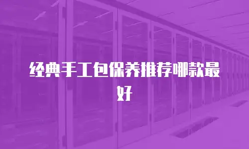 经典手工包保养推荐哪款最好