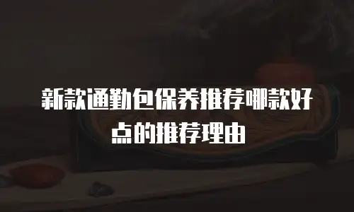 新款通勤包保养推荐哪款好点的推荐理由