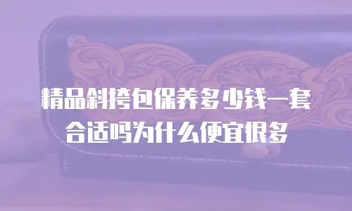 精品斜挎包保养多少钱一套合适吗为什么便宜很多