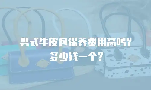 男式牛皮包保养费用高吗？多少钱一个？