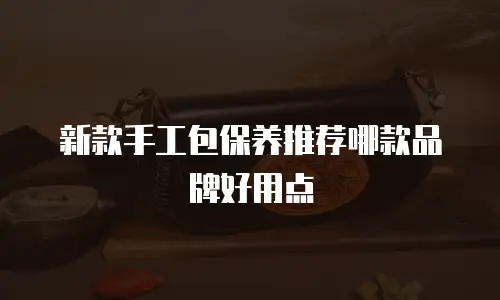 新款手工包保养推荐哪款品牌好用点