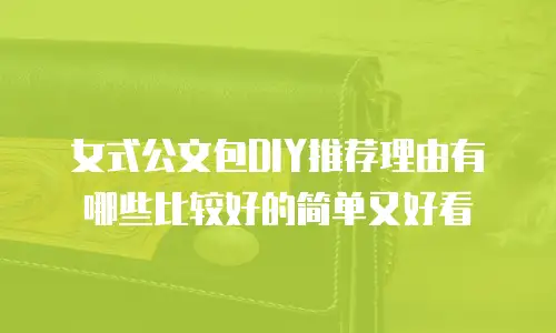 女式公文包DIY推荐理由有哪些比较好的简单又好看
