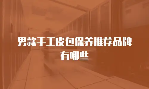 男款手工皮包保养推荐品牌有哪些