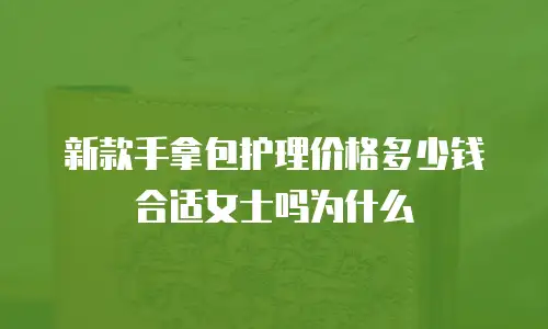 新款手拿包护理价格多少钱合适女士吗为什么
