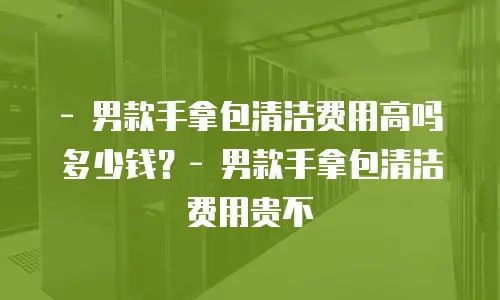 - 男款手拿包清洁费用高吗多少钱？- 男款手拿包清洁费用贵不
