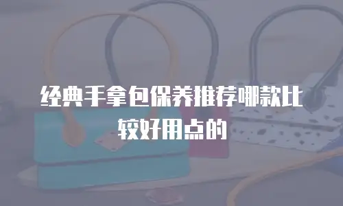 经典手拿包保养推荐哪款比较好用点的