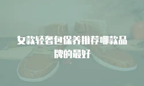 女款轻奢包保养推荐哪款品牌的最好