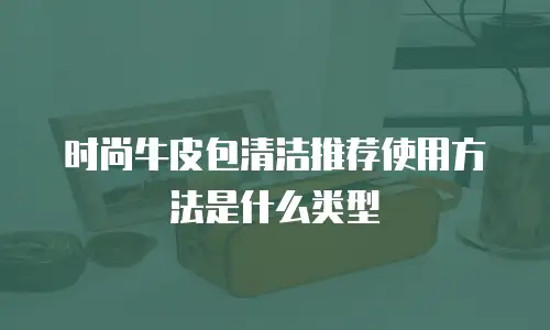 时尚牛皮包清洁推荐使用方法是什么类型
