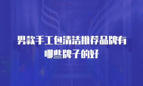 男款手工包清洁推荐品牌有哪些牌子的好