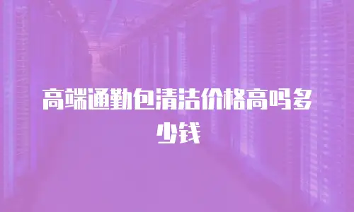 高端通勤包清洁价格高吗多少钱