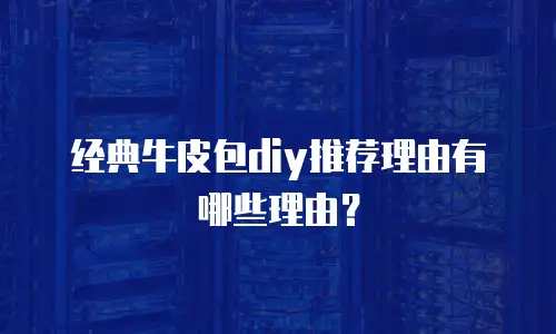 经典牛皮包diy推荐理由有哪些理由？