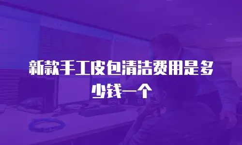 新款手工皮包清洁费用是多少钱一个