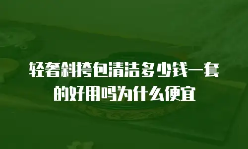 轻奢斜挎包清洁多少钱一套的好用吗为什么便宜