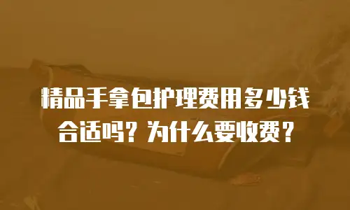 精品手拿包护理费用多少钱合适吗？为什么要收费？