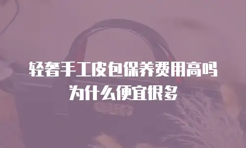 轻奢手工皮包保养费用高吗为什么便宜很多