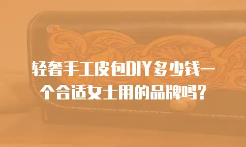 轻奢手工皮包DIY多少钱一个合适女士用的品牌吗？