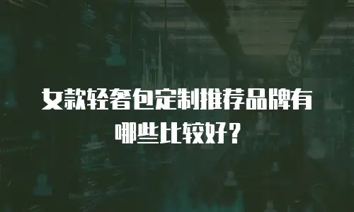女款轻奢包定制推荐品牌有哪些比较好？