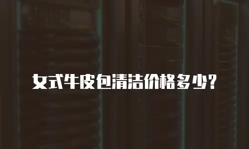 女式牛皮包清洁价格多少？