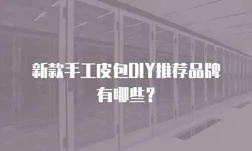 新款手工皮包DIY推荐品牌有哪些？
