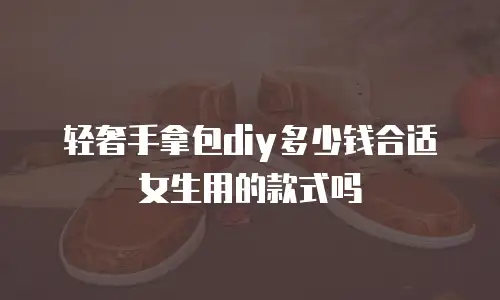 轻奢手拿包diy多少钱合适女生用的款式吗