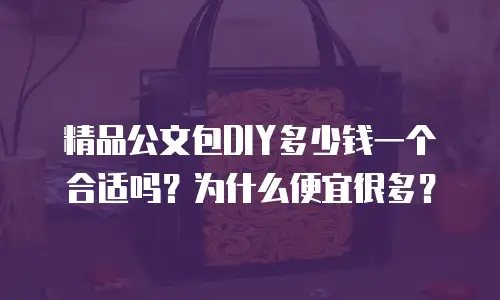 精品公文包DIY多少钱一个合适吗？为什么便宜很多？