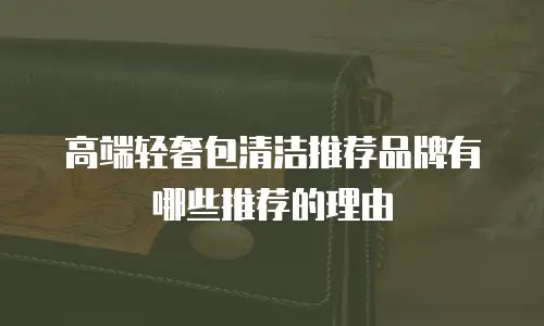 高端轻奢包清洁推荐品牌有哪些推荐的理由