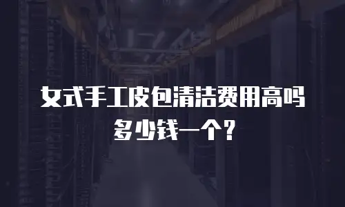 女式手工皮包清洁费用高吗多少钱一个？