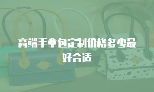 高端手拿包定制价格多少最好合适