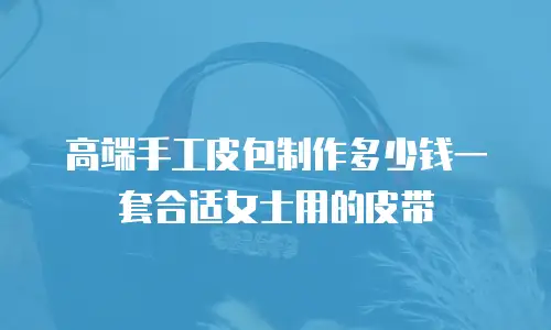 高端手工皮包制作多少钱一套合适女士用的皮带