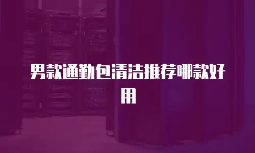 男款通勤包清洁推荐哪款好用