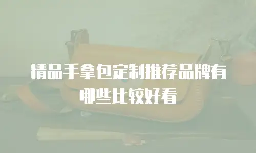 精品手拿包定制推荐品牌有哪些比较好看