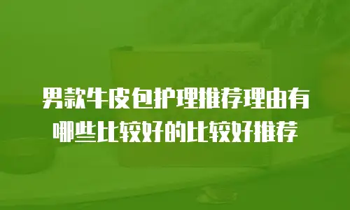 男款牛皮包护理推荐理由有哪些比较好的比较好推荐