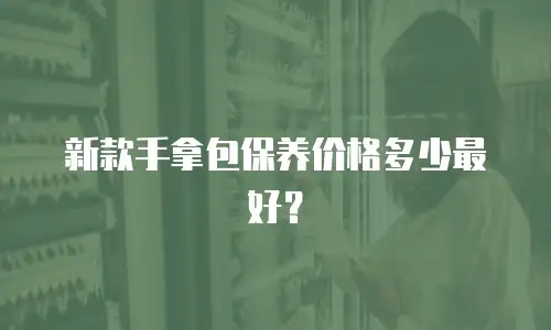 新款手拿包保养价格多少最好？