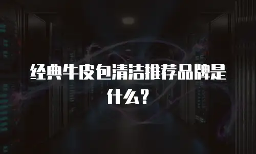 经典牛皮包清洁推荐品牌是什么？