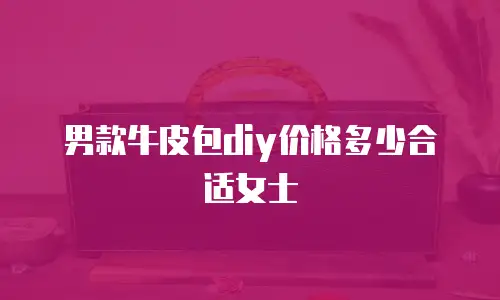男款牛皮包diy价格多少合适女士