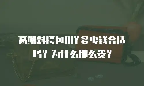 高端斜挎包DIY多少钱合适吗？为什么那么贵？