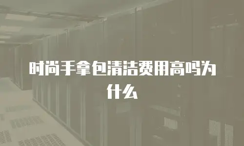时尚手拿包清洁费用高吗为什么
